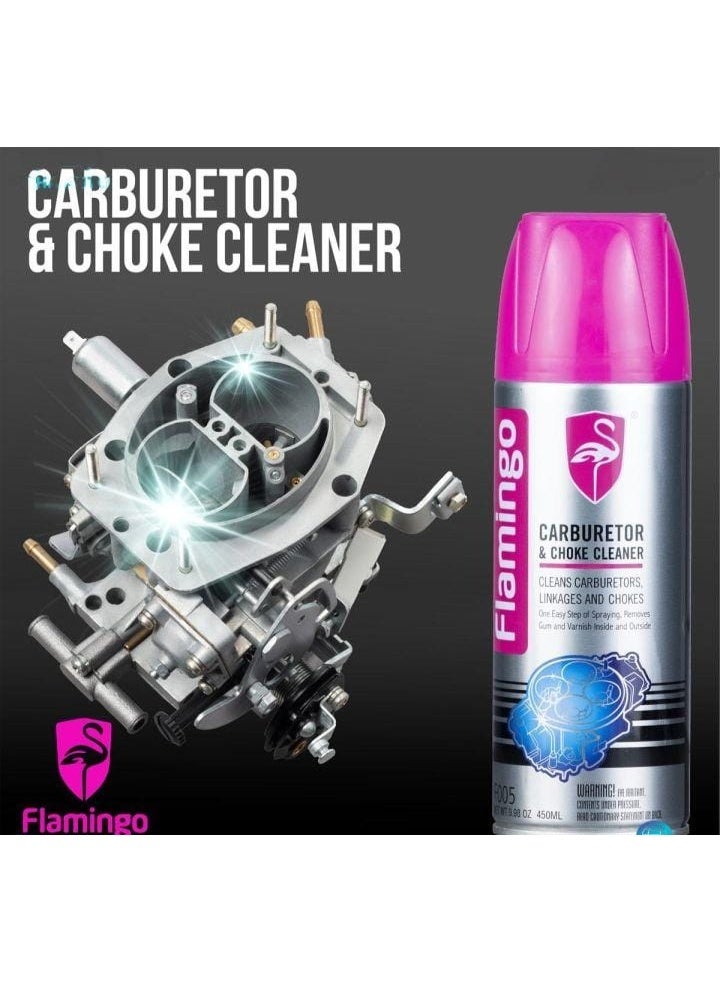 فلامنجو بخاخ منظف الكربريتر والخناق 450 مل - Image 4